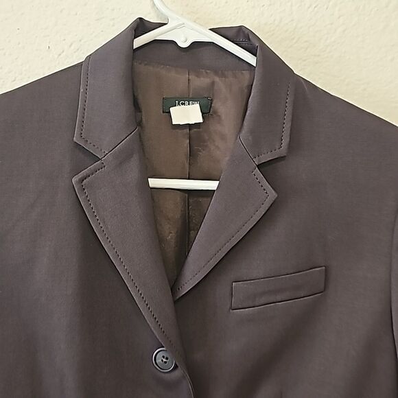 J. Crew super 120’s blazer, black, EUC size 6P - Picture 2 of 9